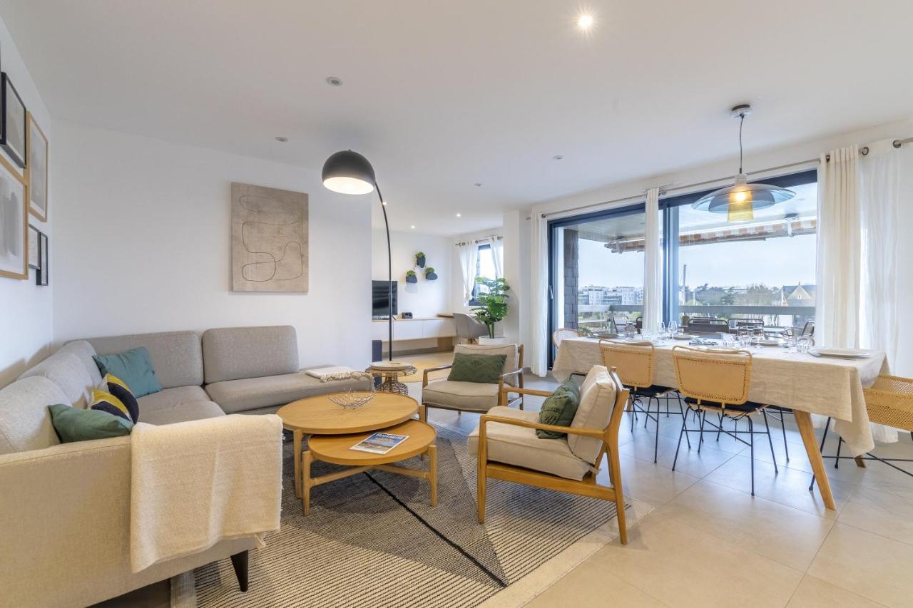 Grand Appartement De Standing Avec Terrasse Vue Port Au Centre De Vannes Kültér fotó