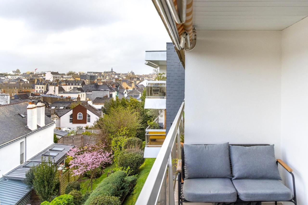 Grand Appartement De Standing Avec Terrasse Vue Port Au Centre De Vannes Kültér fotó