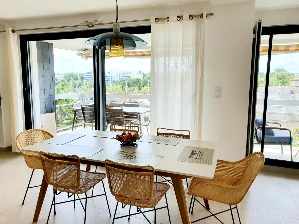 Grand Appartement De Standing Avec Terrasse Vue Port Au Centre De Vannes Kültér fotó